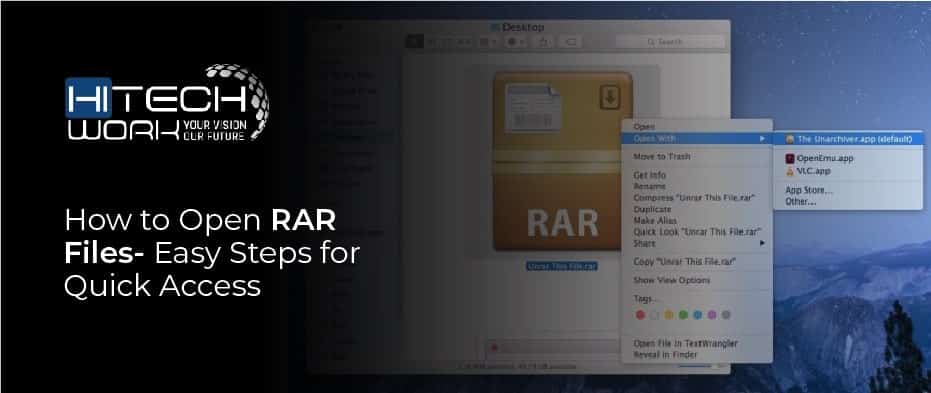 how to open rar files