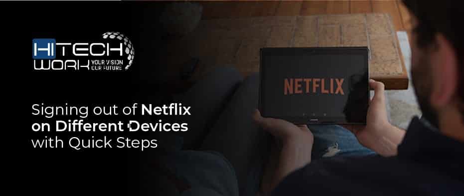 how to sign out of netflix on tv