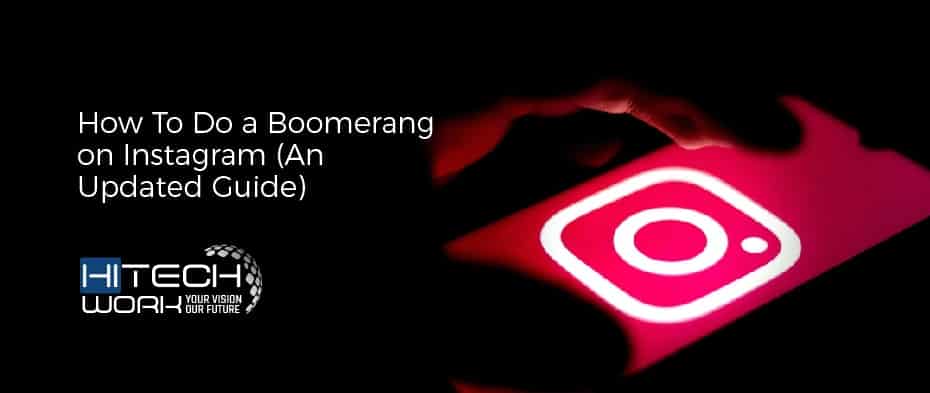 How to Do a Boomerang