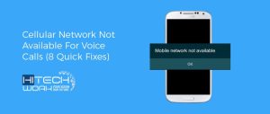 cellular network not available for voice calls