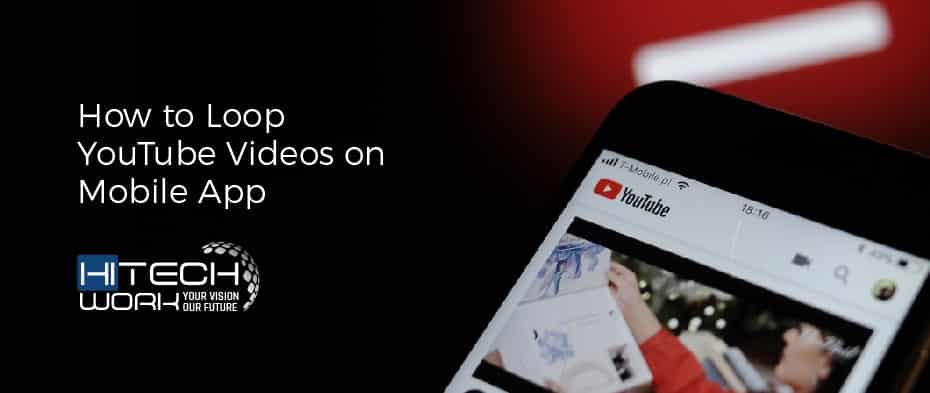 how to loop a youtube video on iphone