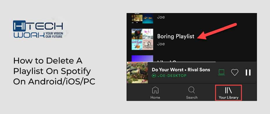 How to Delete A Playlist On Spotify