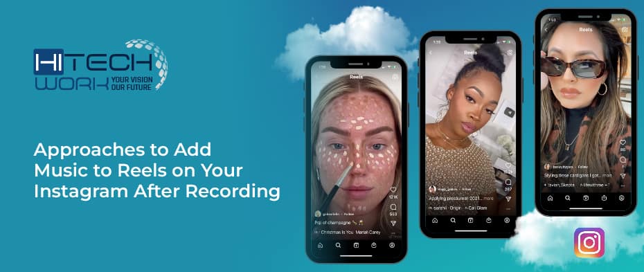 how to add music to instagram reels after recording