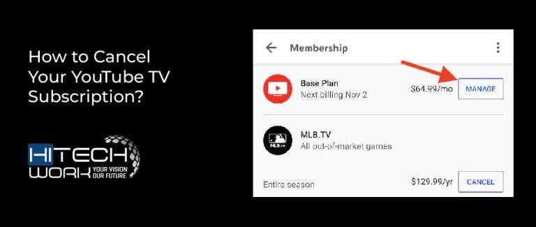How to Cancel Your YouTube TV Subscription?