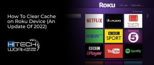 how to clear cache on Roku