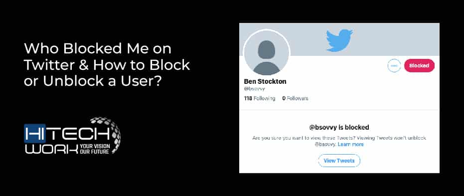 who blocked me on Twitter