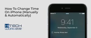 How to change time on iPhone