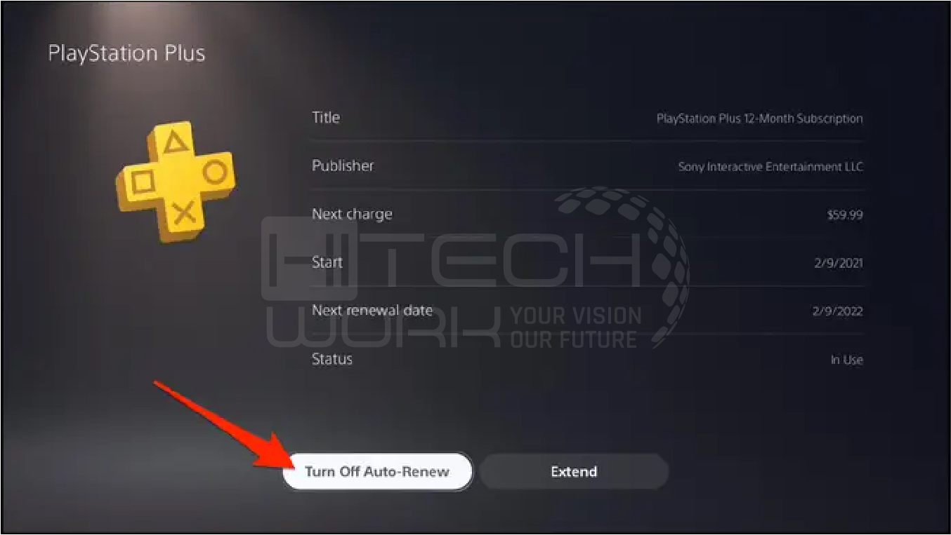 Turn Off Auto-Renew