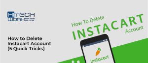 how to delete instacart account