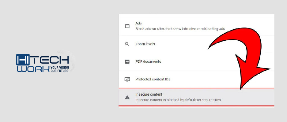 insecure content.
