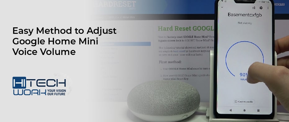 Adjust Google Home Mini Voice Volume