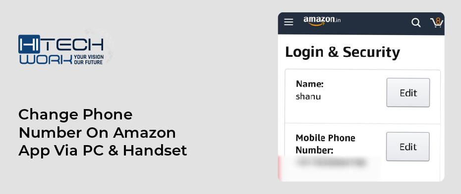 Change phone number on amazon