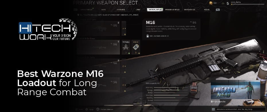 Best Warzone M16 Loadout for Long Range Combat