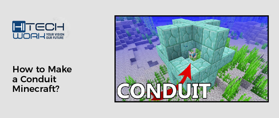 How to make a conduit Minecraft