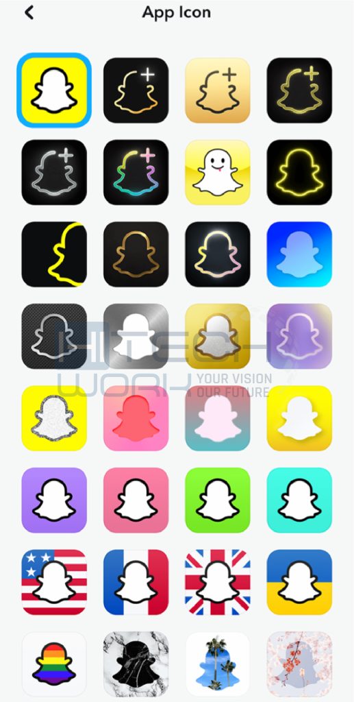Custom app icons