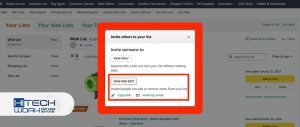 How to Share Amazon wish list