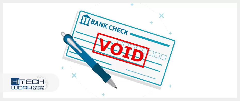 How to void a check