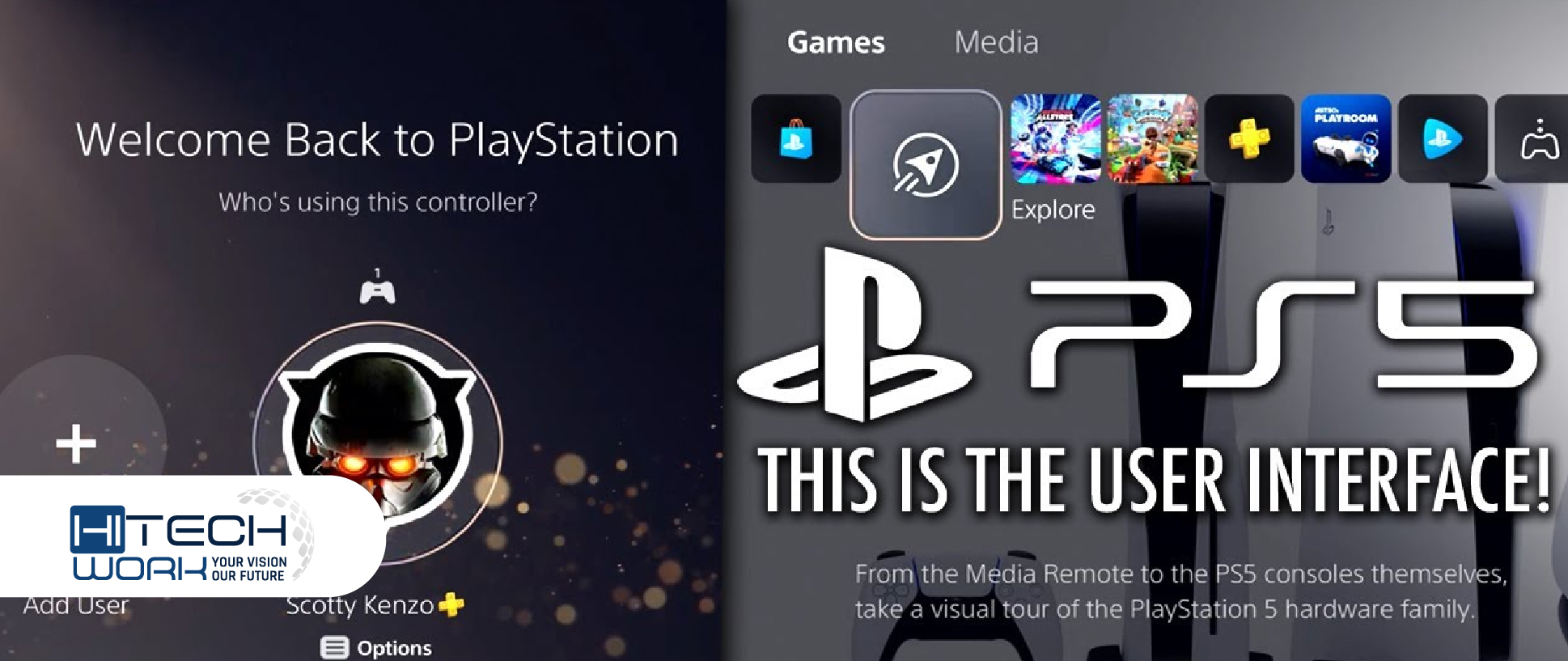New PlayStation 5 User Interface