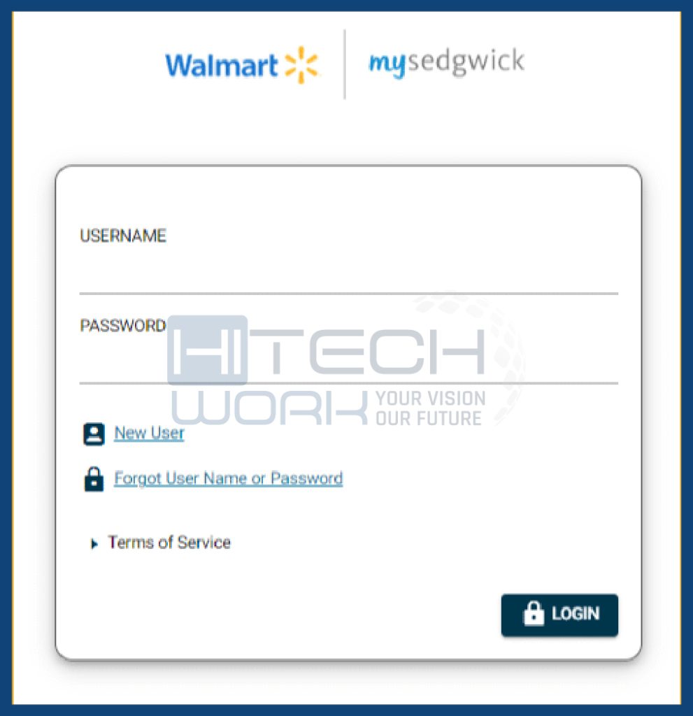 Sedgwick Option to report absence at Walmart 