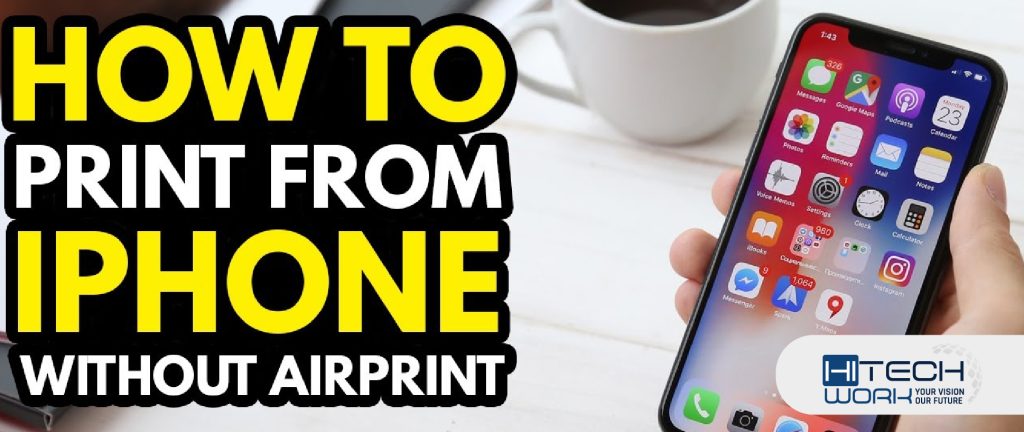 How to print from an iPhone without AirPrint