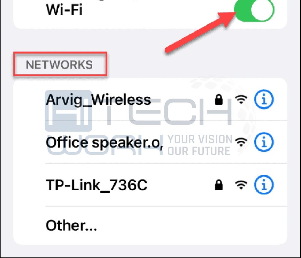 Step 4: search you network