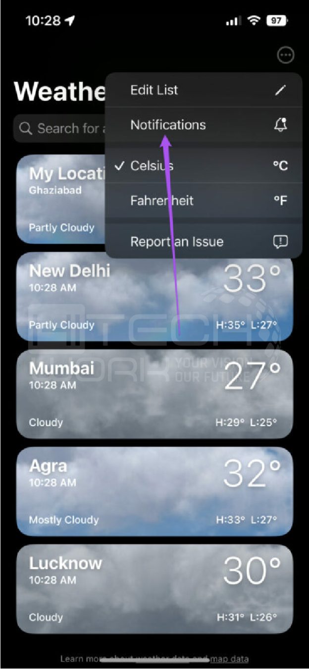 How to Turn on Weather Alerts on iPhone & Android