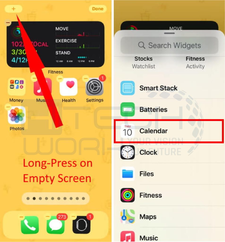 How to Put Calendar on Home Screen iPhone