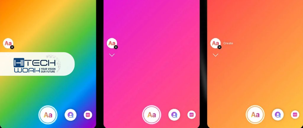 how to change background color on Instagram story