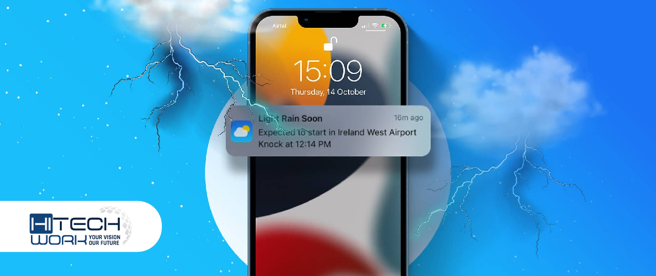 how to turn on weather alerts on Iphone