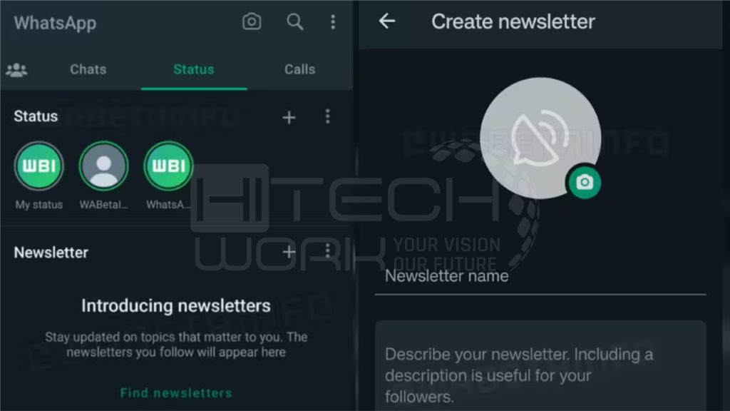 WhatsApp Newsletter new feature