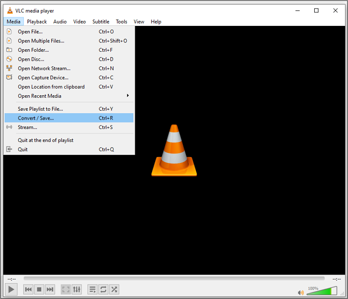 VLC - open source WAV to MP3 converter