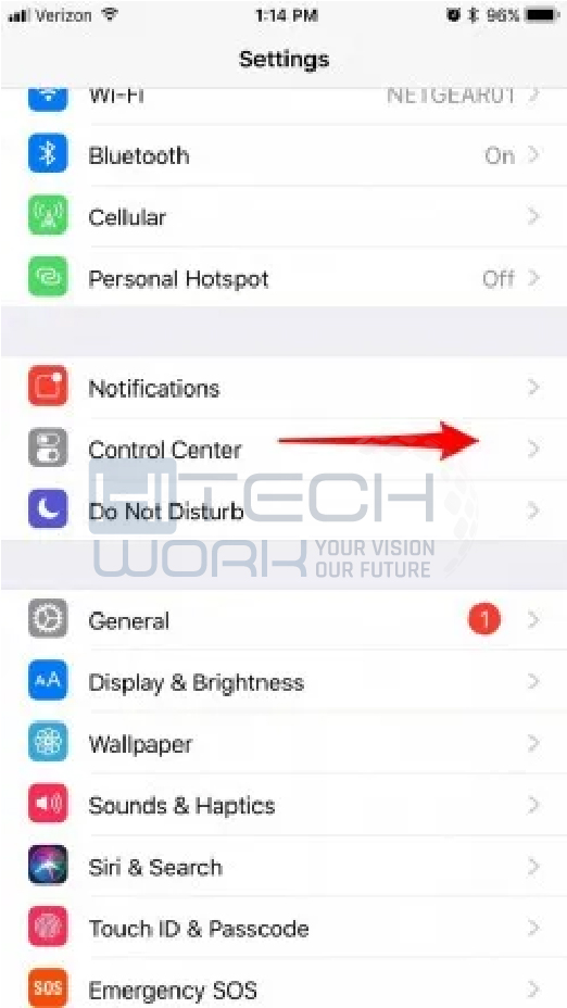 how to add silent mode to control center iphone 14 pro