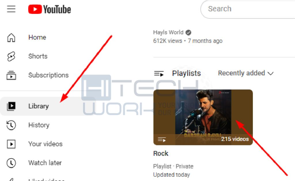 Library: How To Delete Playlist on Youtube