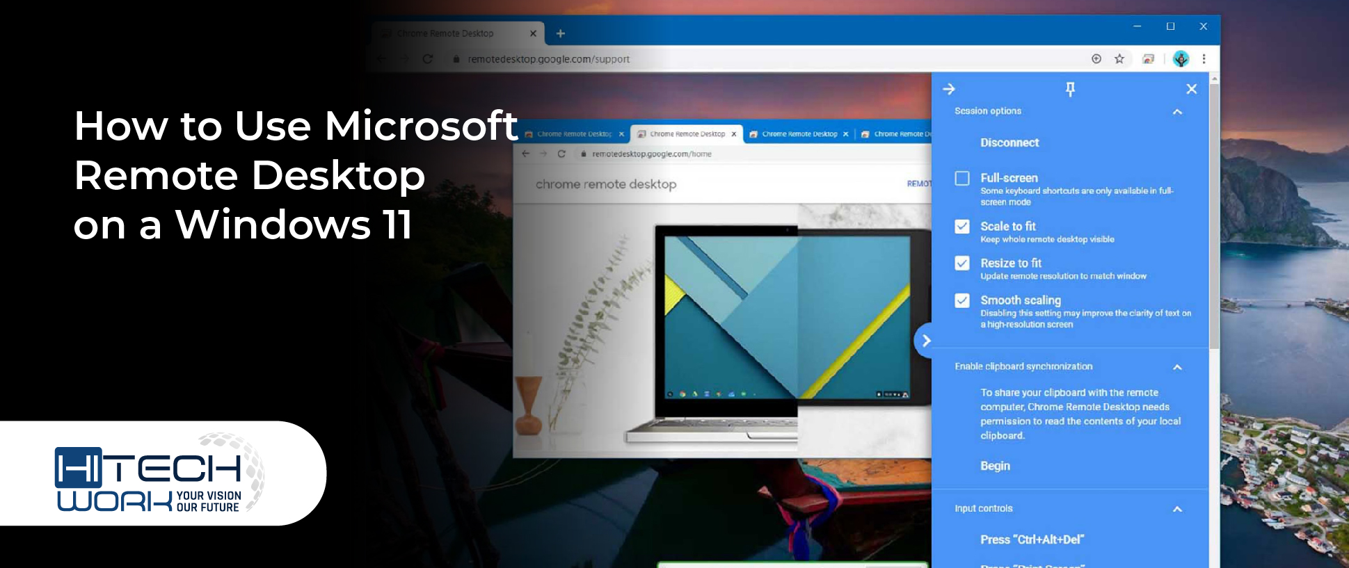 Microsoft Remote Desktop on a Windows 11
