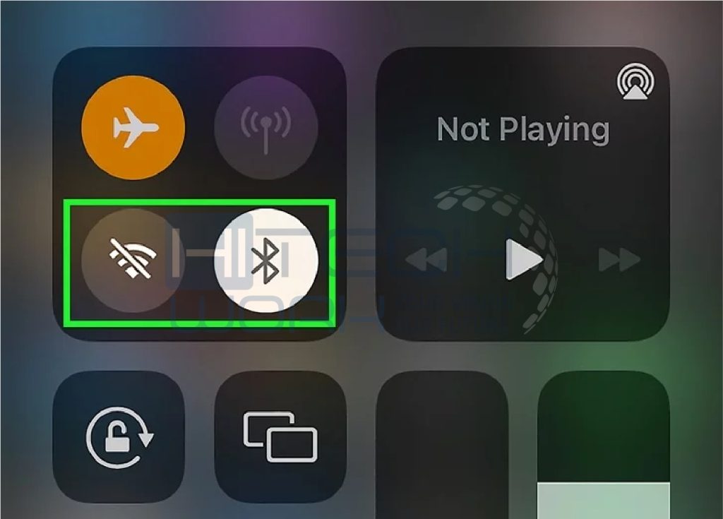 turn off Bluetooth and Wi-fi