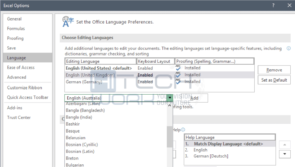 How to Change the Editing Language on Word on Windows