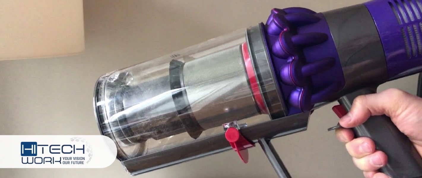 how to empty a Dyson vacuum