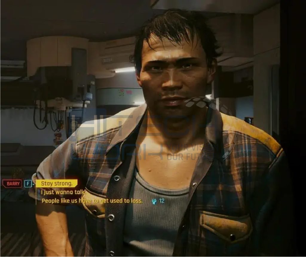 Dialogue Choices to Save Barry Cyberpunk 2077 Happy Together