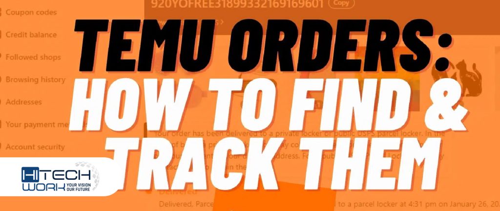 Track my Temu order to ship