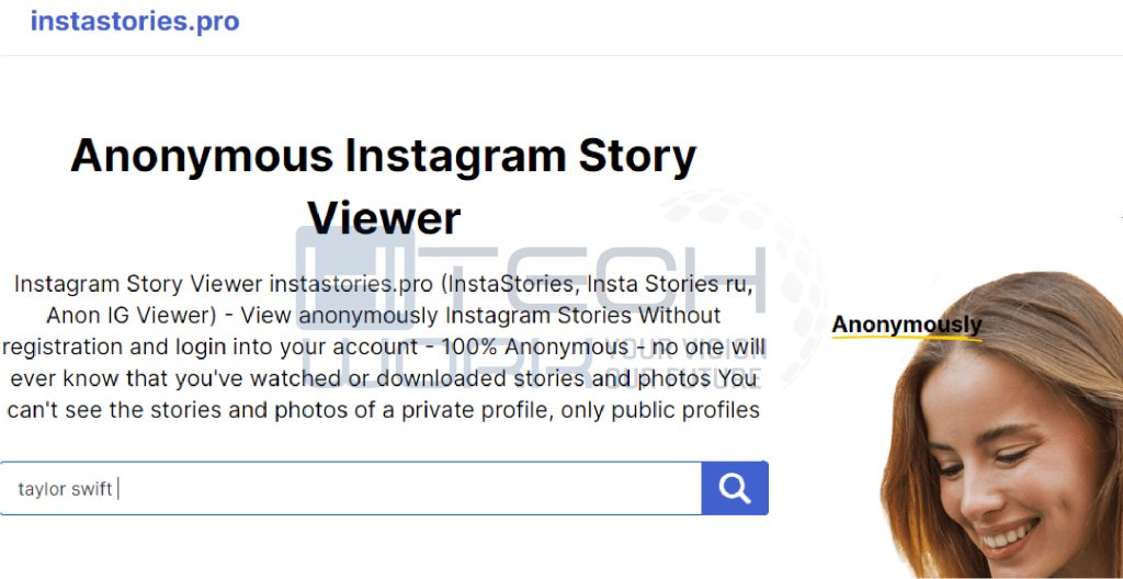 Anonymous story viewer