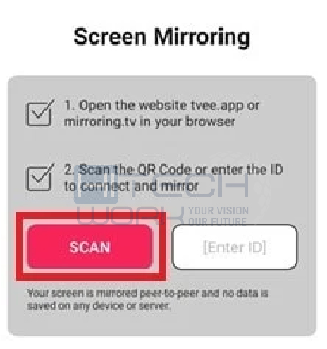 Screen mirroring