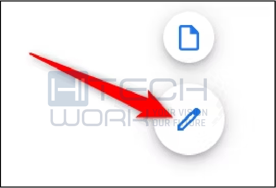 Click on the pencil icon on Google