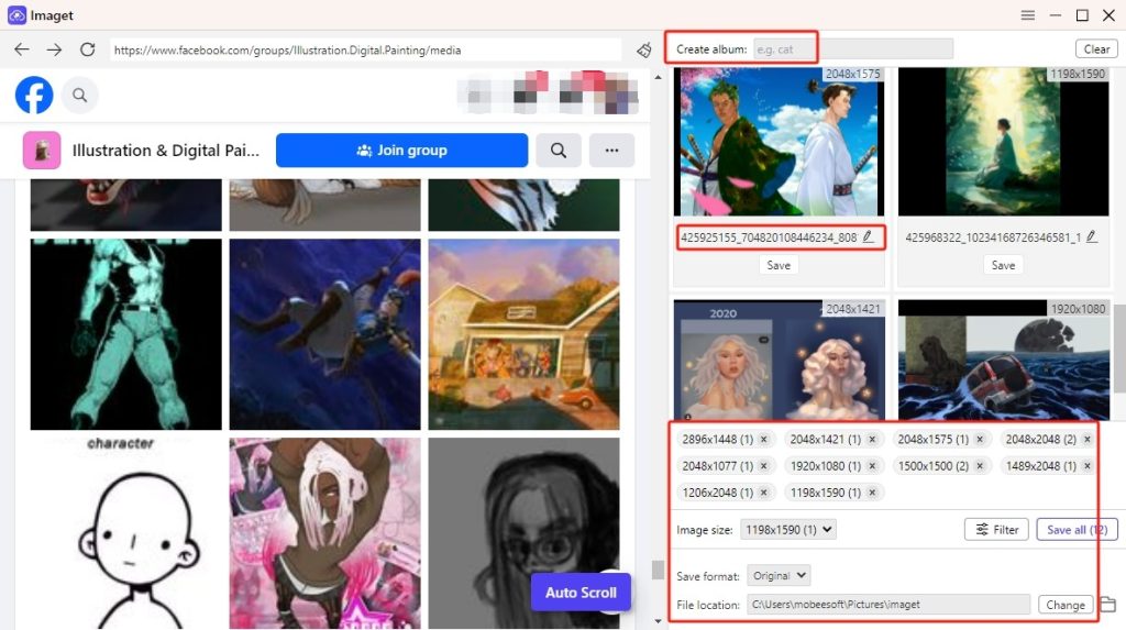 download parameters