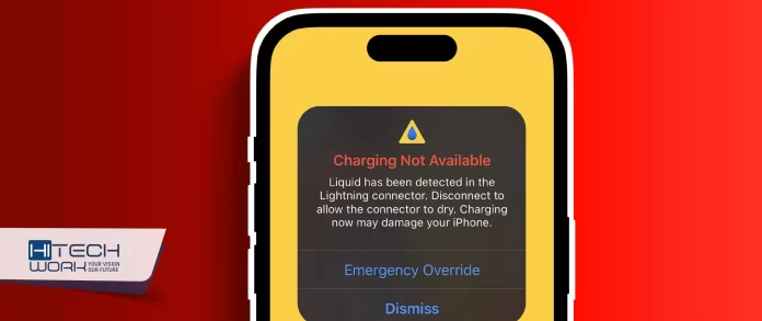 iPhone Liquid Detected in Lightning Connector