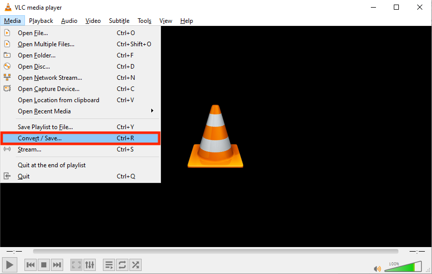 Open VLC player