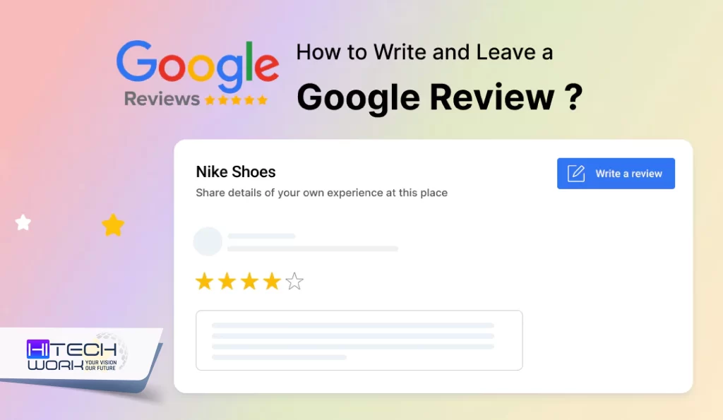 How to Leave a Google Review