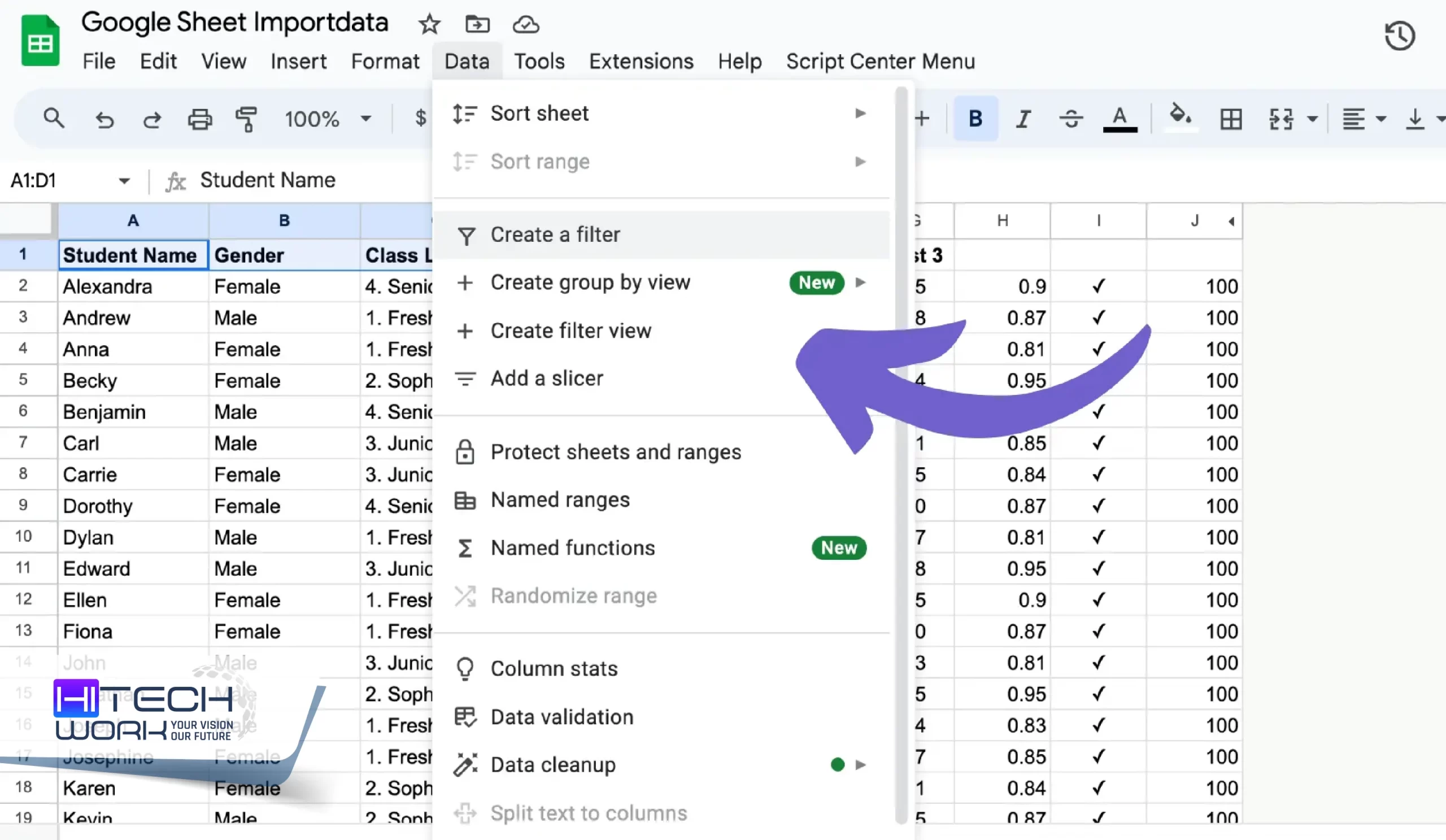 How to Sort in Google Sheets
