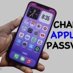 how to change apple id password